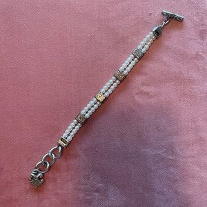 Brighton Silver and Pearl Bracelet